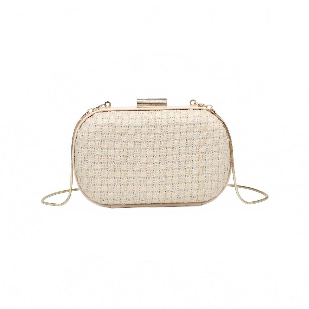 NEW URBAN EXPRESSIONS women's cove woven bag in natural